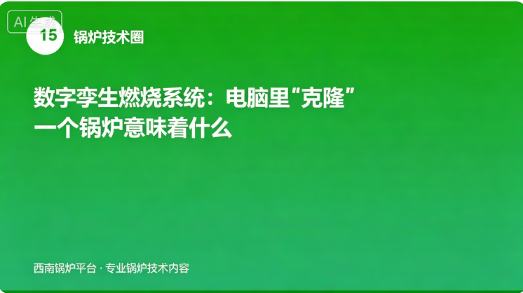 数字孪生燃烧系统：电脑里